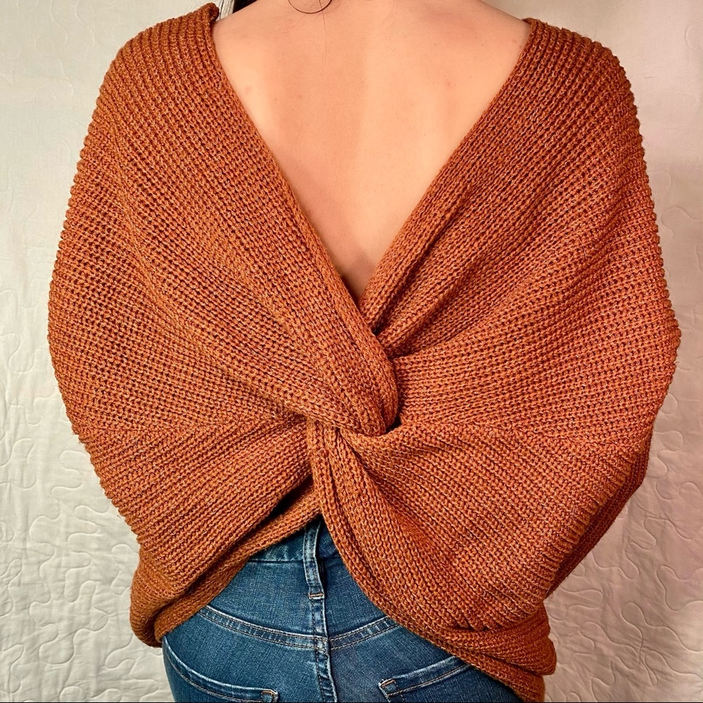 Forever 21 Cross Back Sweater